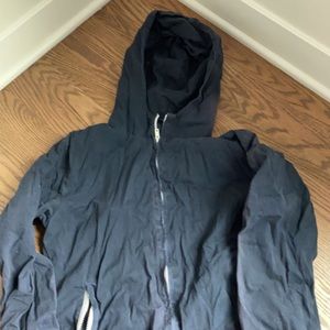 navy vintage windbreaker